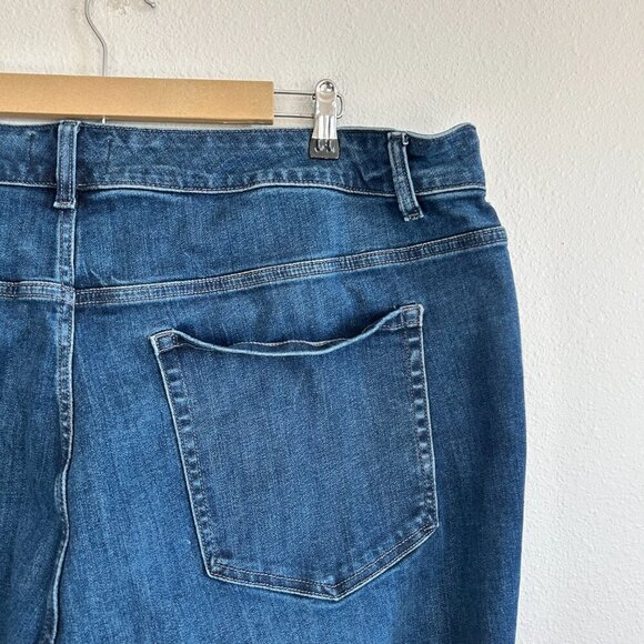 Lane Bryant Jeans Blue High Rise Straight Flex Magic Cotton Stretch - Picture 5 of 9
